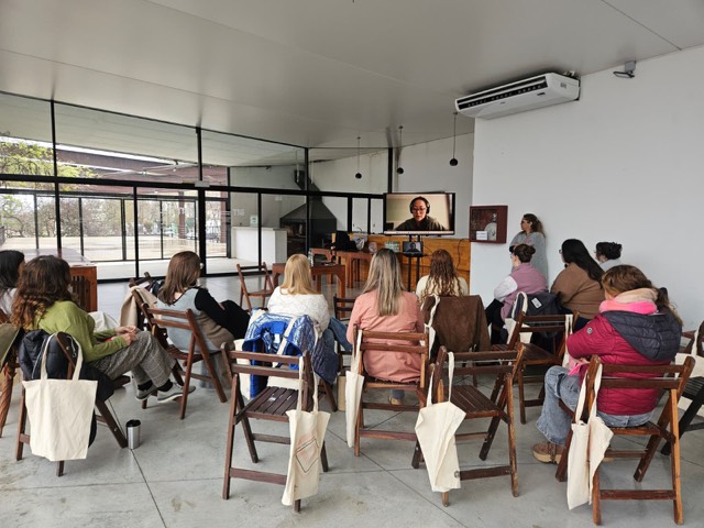 El taller en marcha